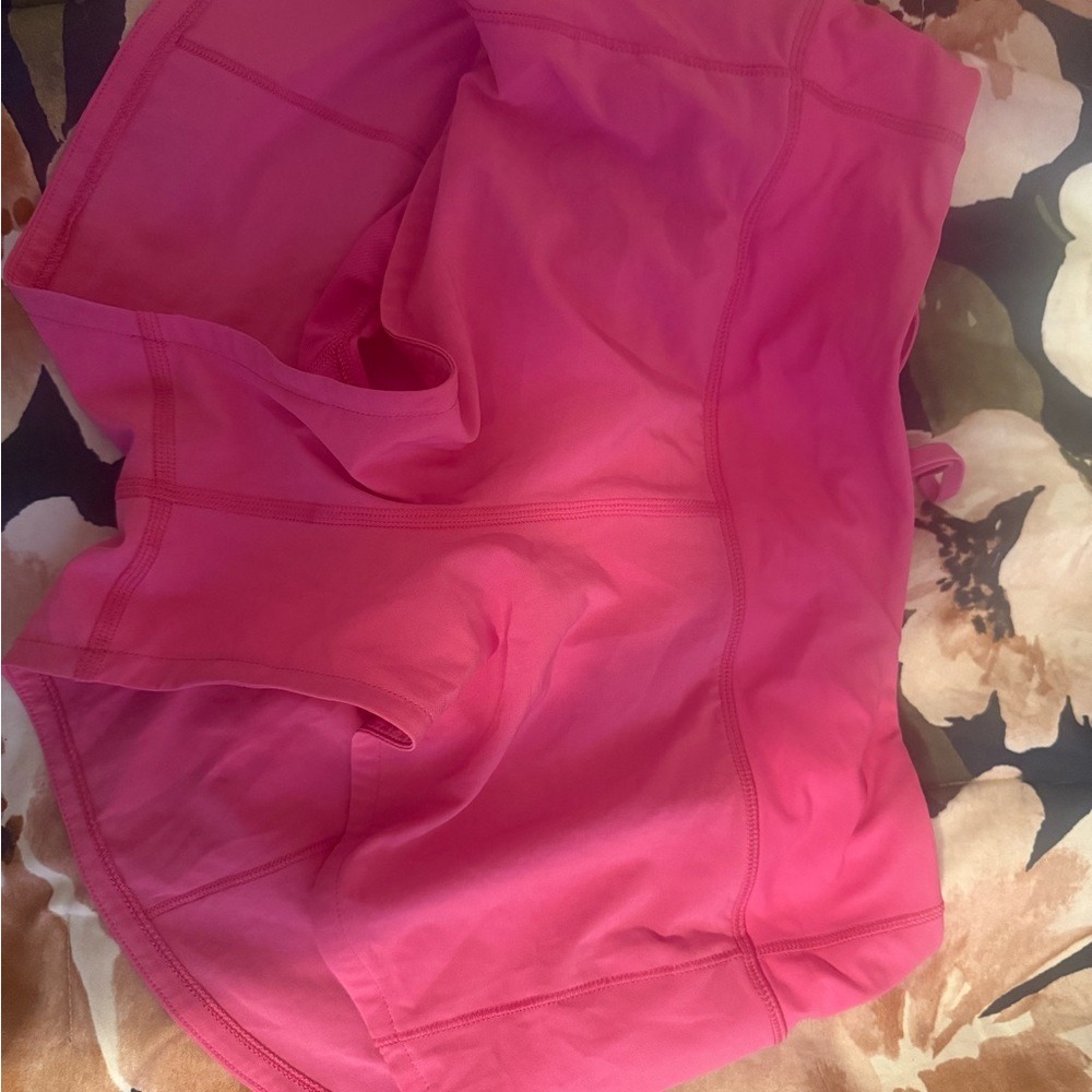lululemon athletica Vibrant Pink Athletic Shorts